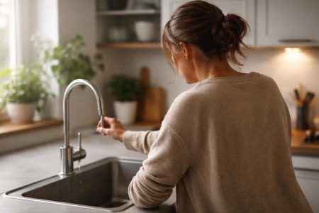 personne-cuisine-moderne-robinet-inquietude