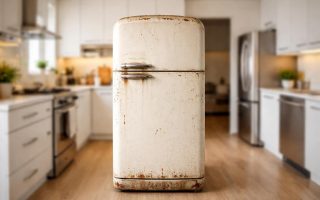 cuisine-moderne-refrigerateur-vieilli