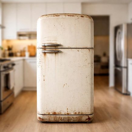 cuisine-moderne-refrigerateur-vieilli