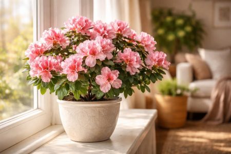 azalee-floraison-pot-rebord-fenetre