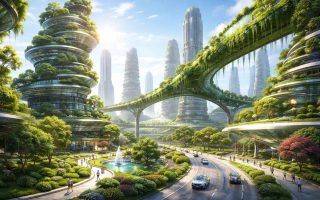 panorama-urbain-futuriste-batiments-vegetation