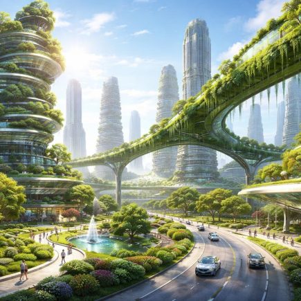 panorama-urbain-futuriste-batiments-vegetation