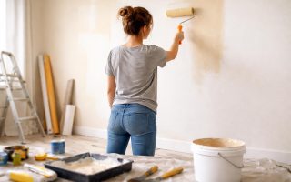 personne-peignant-mur-outils-sol