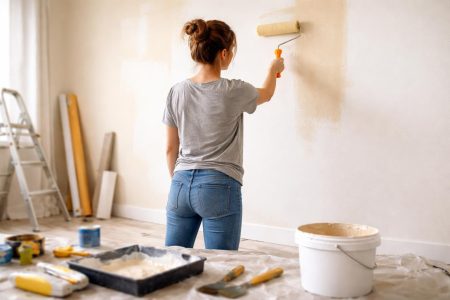 personne-peignant-mur-outils-sol