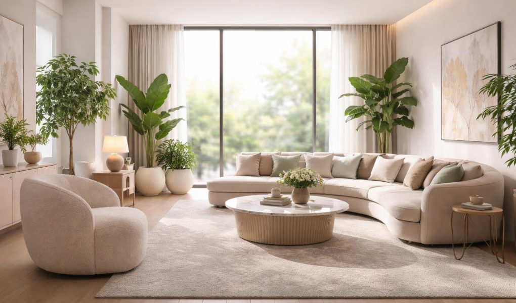 interieur-moderne-meubles-design-plantes