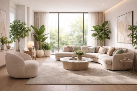 interieur-moderne-meubles-design-plantes