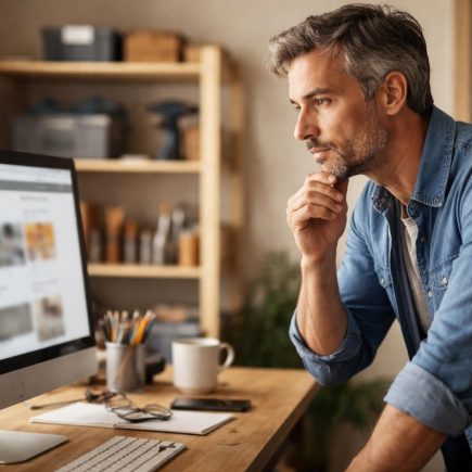 homme-bureau-ordinateur-air-contemplatif