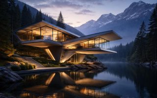 structure-moderne-verre-acier-montagnes