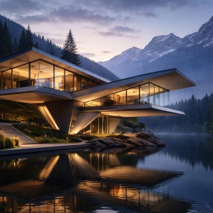 structure-moderne-verre-acier-montagnes