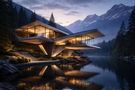 structure-moderne-verre-acier-montagnes