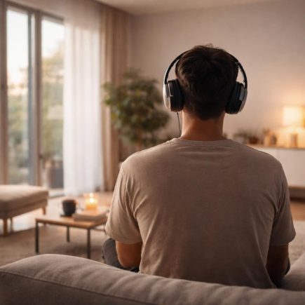 appartement-moderne-ecouteurs-lumiere-minimaliste