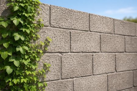 mur-parpaing-plante-grimpante-ciel-bleu