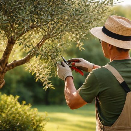 jardinier-taillant-olivier-jardin-ensoleille