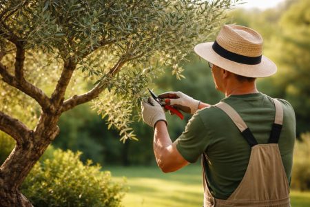 jardinier-taillant-olivier-jardin-ensoleille