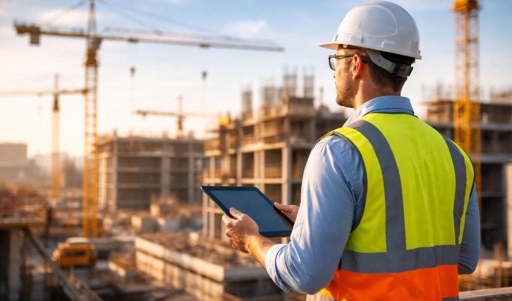 chef-chantier-tablette-site-construction-grues