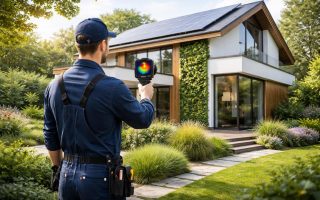 technicien-mesure-maison-ecologique-jardin